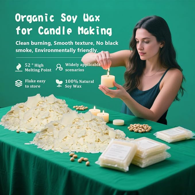 FAIRYELF Candle Making Kit for Adults, Soy Wax & Wax Melter, DIY Candle Kit | - Image 3
