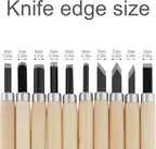10pcs Professional Wood Carving Chisel Set - Image 5