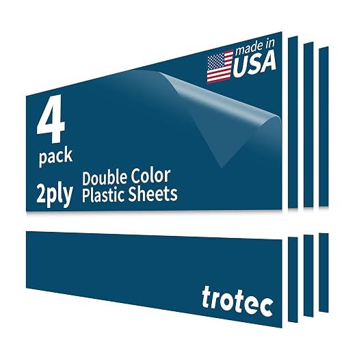 Trotec TroLase | 12"x20"x1/8", Guillotine | Made in USA by TrotecEngravingSupplies