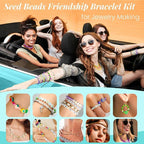 Friendship Bracelet Kit 3mm Seed Beads - Image 6