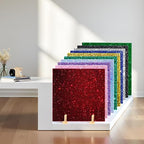 Glitter Acrylic Sheets 1/8 in 8x8, 2 Pack | Cast Sparkly Acrylic, 3mm Thick - Image 5