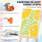 4 Pack Framed Paint by Numbers Kit - Image 5