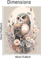 Mrnsiet Owl Paint by Number for Adult Kit, DIY Acrylic Paint by Numbers for - Image 5