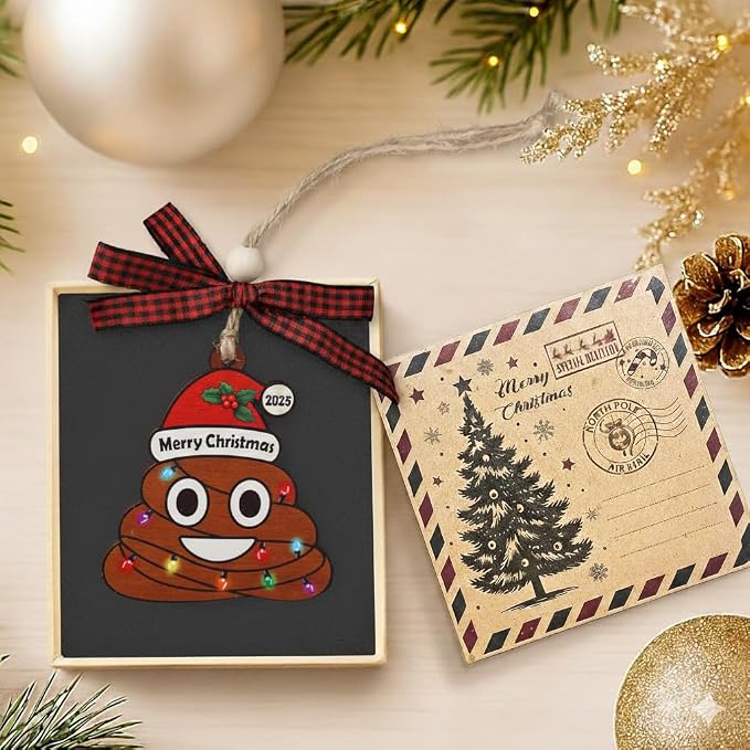 Poop Christmas Ornament - Image 3
