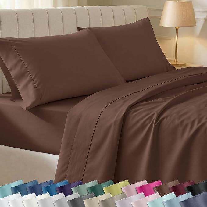 California Design Den Soft 100% Cotton Bed Sheets Full Size Set, 400 Thread by CaliforniaDesignDen