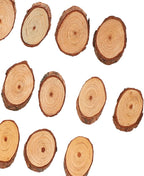 Rustic Unfinished Wooden Ornament Craft Kit 25 Piece DIY Blank Set - Image 9