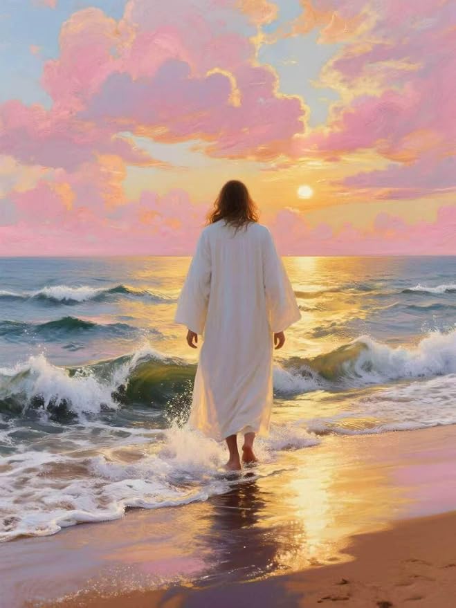 Mrnsiet Jesus Paint by Numbers Kit by Mrnsiet