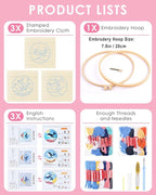 TINDTOP Punch Needle Kits, Punch Needle Embroidery Kits - Image 2