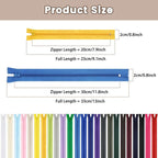 Zippers for Sewing, DOITEM Nylon Coil Zippers - Image 4