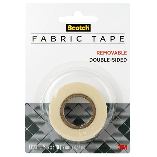 Scotch Removable Fabric Tape, 3/4 in x 180 in Rolls, Model FTR-1-CFT - Image 2