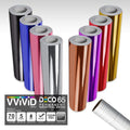 VViViD Chrome 8-Color Gloss DECO65 Permanent Adhesive Craft Vinyl 1ft x 5ft by VVIVIDVINYL