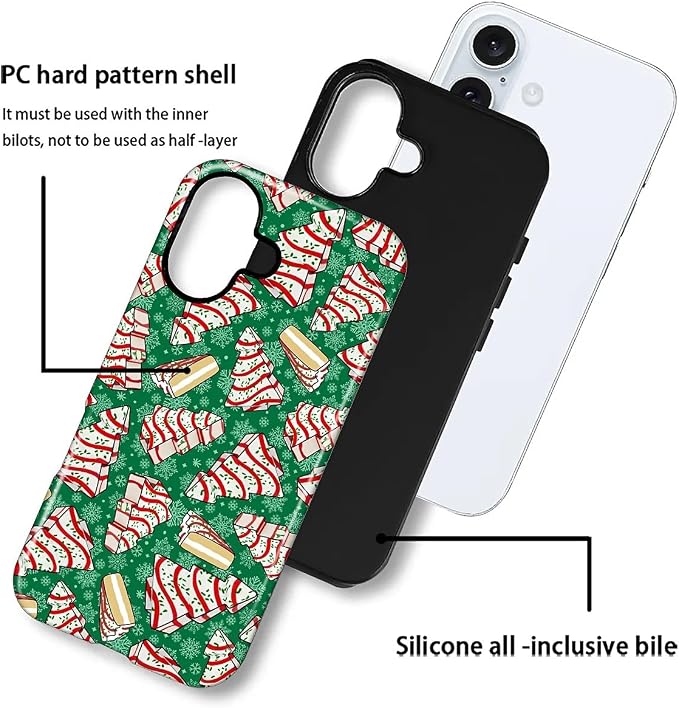 Case for iPhone 16 Plus, Scratch Resistant Hybrid Double Layer Hard - Image 2