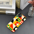 ZHEGAILIAN Case for iPhone 15, Geometric Colors Durable Shockproof Silicone + - Image 4