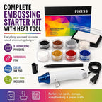 Embossing Kit with Heat Tool Bundle, Embossing Powders, Complete Embossing - Image 3