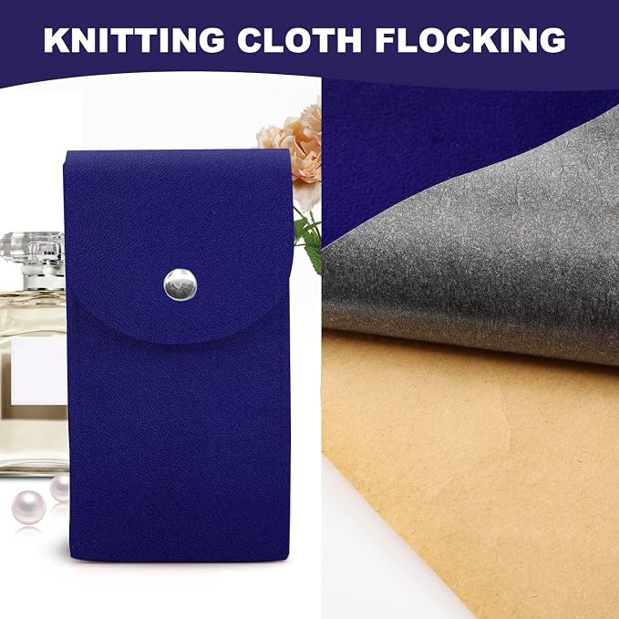 Removable Velvet Fabric Self Adhesive Felt Fabric Liner Blue Velvet Drawer Liner - Image 4