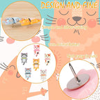 30 Pcs Cute Cat Push Pins, Resin Cat Push Pins Decorative Animal Thumb Tacks - Image 3