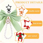 10 PCS Star Swivel Keychain Clasps, Colorful Swivel Lobster Clasp | Alloy Heavy - Image 3
