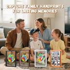 VidwanHome Family Handprint & Hand Casting Kit – DIY Keepsake Frame, Wooden - Image 5