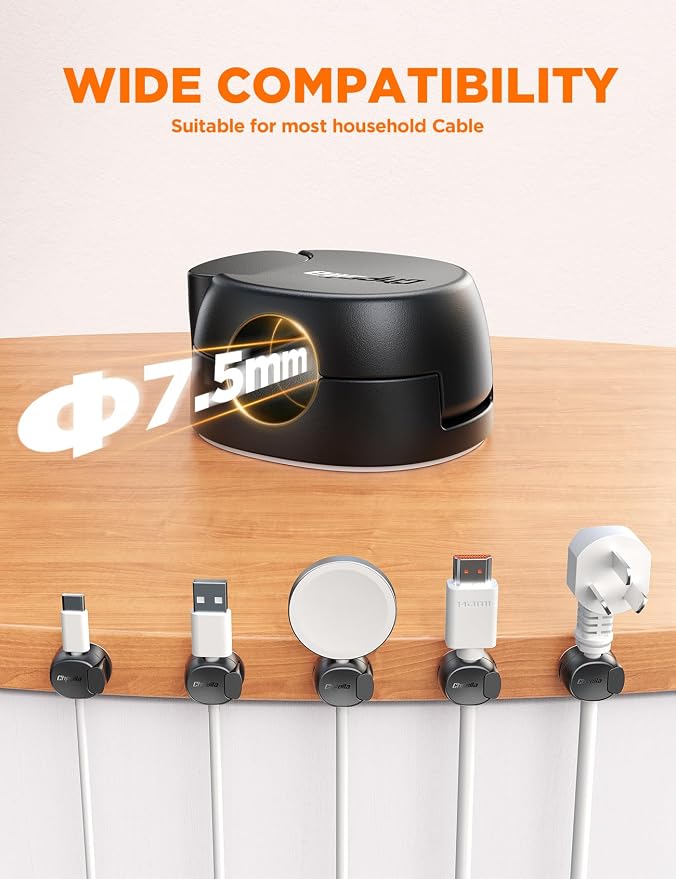 12Pack Cord Organizer Cable Clips - Image 6