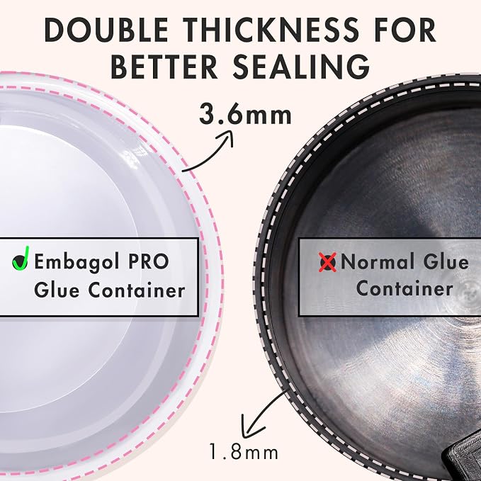 Eyelash Glue Storage Container Tank - Image 2