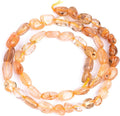 HAAMIIQII Natural Gold Rutilated Quartz Pebble Stone 5-8mm Small Irregular by HAAMIIQII