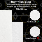 Sketch Book for Kids, 100 Sheets Thick Drawing Paper for Kids, Spiral Sketch - Image 3