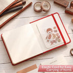 Prudiut Hardcover Pocket Sketchbook, 98lb/160gsm Heavyweight Tiny Sketch Book - Image 5