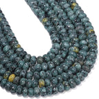 Songxi 5x8mm Natural Grey Sesame Jasper Stone Rondelle Beads, Gemstone - Image 7
