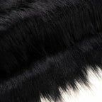 Black Faux Fur Fabric by The Yard - Image 5