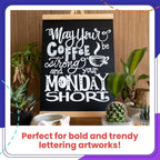 White Jumbo Chalk Markers - 15mm Window Markers | Pack of 2 White pens - Use on - Image 8