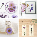 Purple Dried Pressed Flowers Real Natural Petals Bulk - Image 5