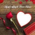 90 Pieces Heart Cutouts Paper Hearts Heart Shape Cards 5.5 Inches Large - Image 3