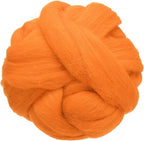 uxcell 3.53oz Wool Roving Yarn, Needle Felting Wool Fiber DIY Craft Needle Wet by uxcell