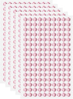 HARFINGTON 5 Sheet/800pcs Rhinestone Adhesive Stickers Self Adhesive Acrylic by HARFINGTON