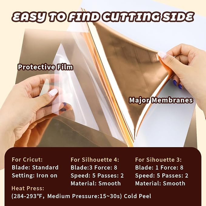 Heat Transfer Vinyl Sheets 12"x10" – Metallic Heat Transfer Vinyl Multicolored - Image 4