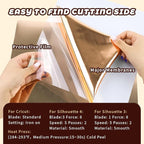 Heat Transfer Vinyl Sheets 12"x10" – Metallic Heat Transfer Vinyl Multicolored - Image 4