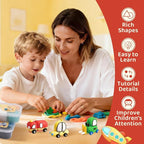 Both idea Air Dry Clay Kit, Car Theme | 12 Packs, Non-Toxic Kids Gift | School - Image 2