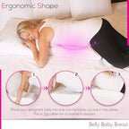 Belly Pillow, Pregnancy Pillow for Stomach Sleepers, USA Made, No Odor - Image 4