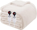 Electric Heated Blanket Queen Size 84"x90", Soft Flannel by Soypipo