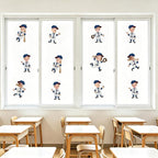 54Pcs Baseball Cutouts Bulletin Boards Decorations, Cartoon Baseball Player DIY - Image 7