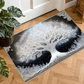 Tree of Life Faux Cashmere Non-Slip Rug, 15.7 x 23.6 Inches, Bathroom Dry Area by KKYEJLQYI