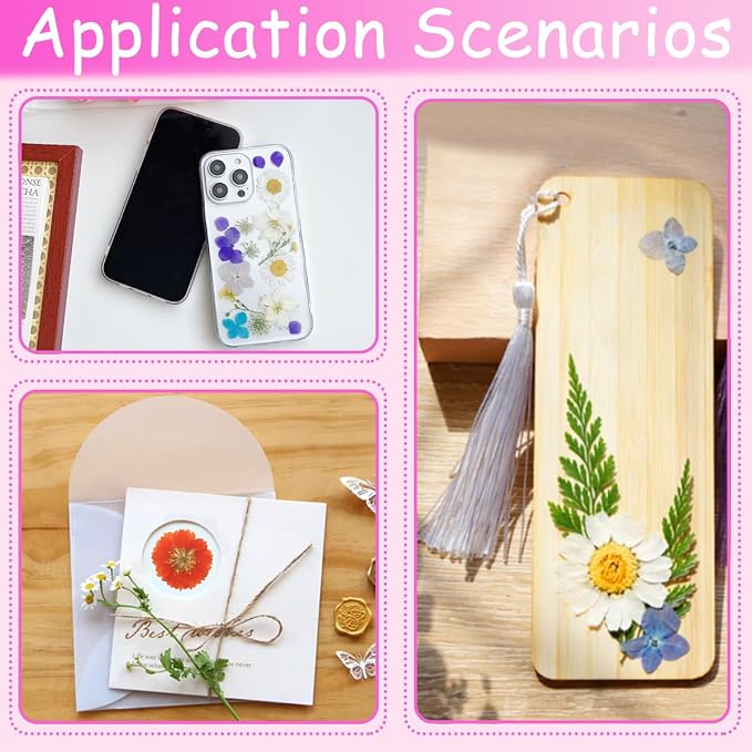 Real Dried Pressed Leaves for Candle Resin Jewelry Soap Nail Pendant Phone Case - Image 6
