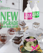 Puduo Crystal Clear Epoxy Resin 1 Gallon Kit - Image 3