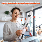 CubicFun NASA Apollo Saturn V 3D Rocket Puzzle Kit, 136 Pieces, Ages 8+ - Image 4