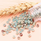 Natural Stone Heishi Beads for Necklace Making, 4 mm x 2 mm Small Flat Round - Image 7