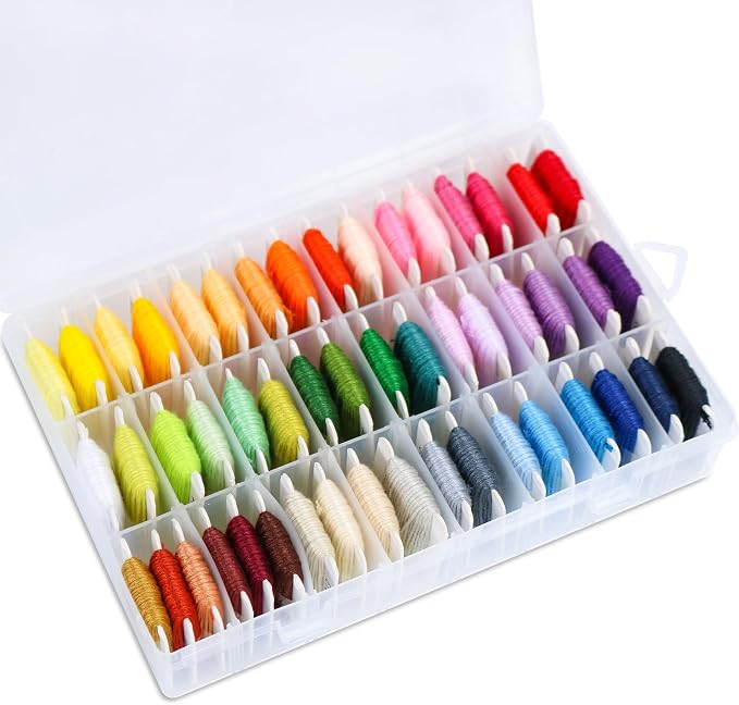 Friendship Bracelet String Kit, 50 Colors Embroidery Floss by Unknown