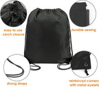 BeeGreen Black Drawstring Backpack Bulk 20 Pack, Christmas String Backpack - Image 4