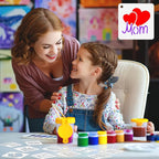 Augshy 56 PCS Happy Mothers Day Fathers Day Stencils, 3 Inch - Image 6