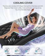 ChiXpace Dual Layer 4 Inch Memory Foam Mattress Topper King - Image 5