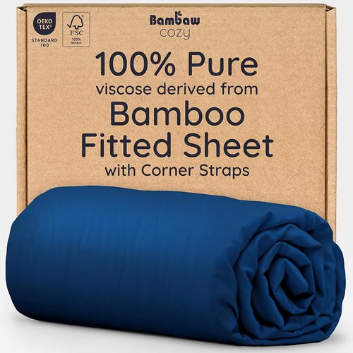 Bambaw 100% Viscose Derived from Bamboo King Size Fitted Sheet by Bambaw